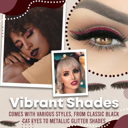 Reusable Stick-On Eyeliners & Lashes